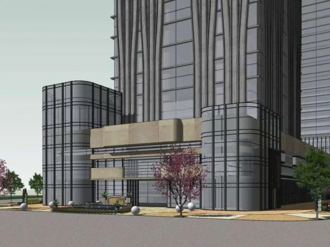 Sketchup Complex Model | Multi story High rise Complex, Office Building, Commercial, Modern Style