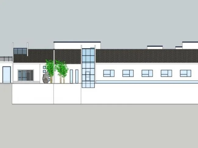 Sketchup Business Model | Low Level, Business Club, Modern Style
