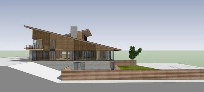SketchUp Residential Model | Multi-story Residence, New Chinese Style, Residential Architecture