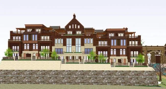 Sketchup Villa Model | Multi row Villa, Stacked Villa, British Classical Style