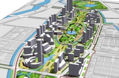 Sketchup Planning Model | Planning and Design of Super High rise Cities, Modern Style-BIM WORLD