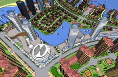Sketchup Planning Model | Large Urban Planning Buildings, High rise Residential Buildings, European Style-BIM WORLD