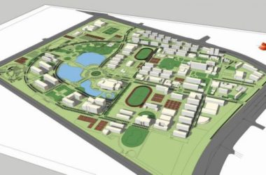 Sketchup Planning Model | Multi story School Campus Planning, Modern Style-BIM WORLD