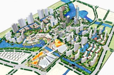 Sketchup Planning Model | Multi story High rise Mixed City Planning, Modern Style-BIM WORLD