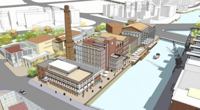 Sketchup Planning Model | Multi story Old Factory Area Renovation Plan, Neoclassical Style