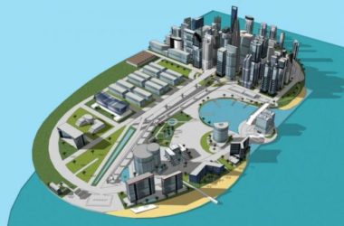 Sketchup Planning Model | Multi story Mixed City Blocks, Urban Planning, Modern Style-BIM WORLD