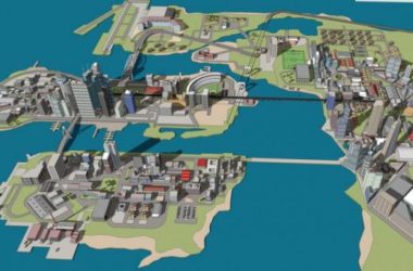Sketchup Planning Model | Multi story Mixed City Planning, Modern Style-BIM WORLD