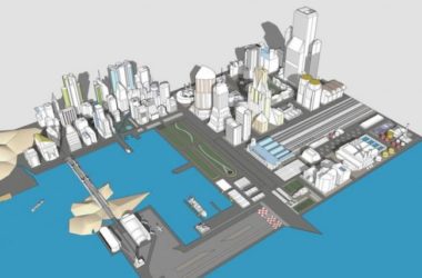 Sketchup Planning Model | Multi story Mixed City Planning Blocks, Modern Style-BIM WORLD