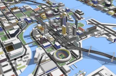 Sketchup Planning Model | Multi story Mixed City Planning Blocks, Modern Style-BIM WORLD