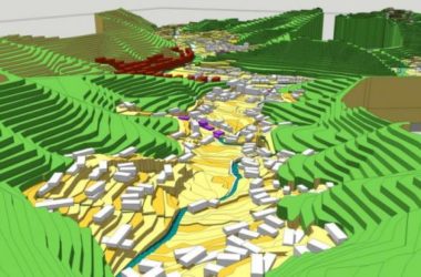 Sketchup Planning Model | Multi story Mountain Site Planning, Modern Style-BIM WORLD