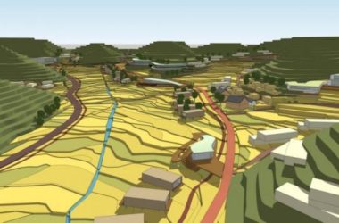 Sketchup Planning Model | Height Difference Site-BIM WORLD