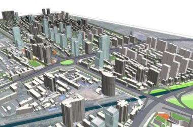 Sketchup Planning Model | Multi story Mixed City Planning, Modern Style-BIM WORLD