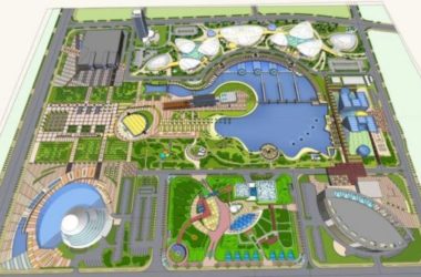 Sketchup Planning Model | Multi story Mixed Planning Landscape Urban Design, Modern Style-BIM WORLD