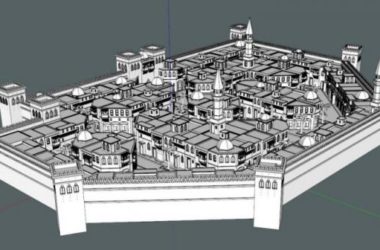 Sketchup Planning Model | Ancient Arab Cities, Medieval Arabic Style, Classical Style-BIM WORLD