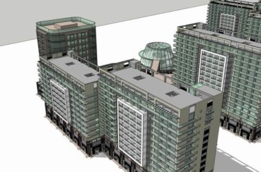 Sketchup Planning Model | Planning and Design, Commercial Land, Modern Style-BIM WORLD