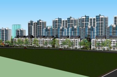 Sketchup Planning Model | Multi story Residential Planning, Modern Style, 4+13+20 Floors-BIM WORLD