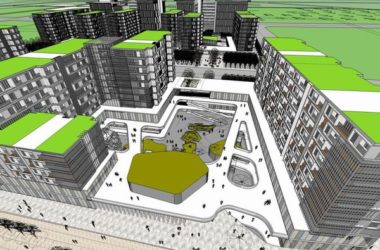 Sketchup Planning Model | High end Residential Planning, Modern Style, 7+11 Floors-BIM WORLD