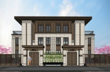 Sketchup Villa Model | Twin Villa, Garden Villa, Modern Style-BIM WORLD