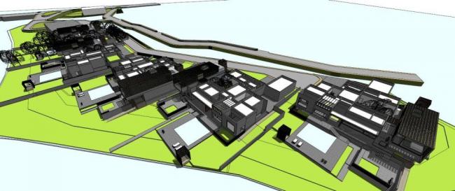 Sketchup Villa Model | Villa, New Chinese Style