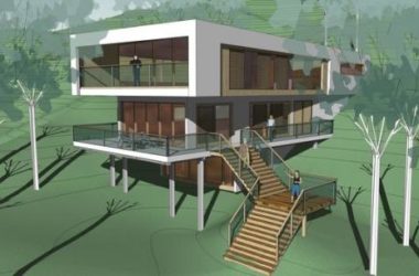 Sketchup Villa Model | Mountain Single Family Villa, Modern Style-BIM WORLD