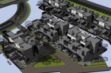 Sketchup Villa Model | Row Villa, Shenzhen Vanke Fifth Park, New Chinese Style, Huizhou Architecture-BIM WORLD