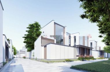 Sketchup Villa Model | Villa, New Chinese Style-BIM WORLD