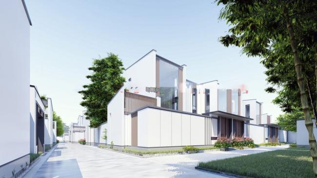 Sketchup Villa Model | Villa, New Chinese Style