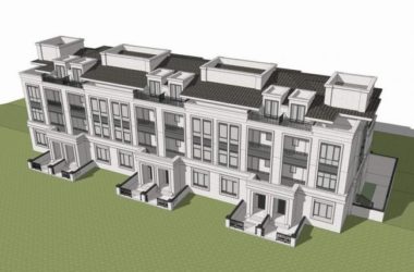 Sketchup Villa Model | Stacked Villa, Row Villa, Simplified European Style-BIM WORLD