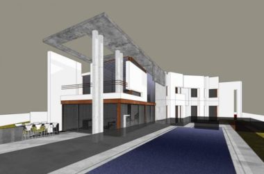 Sketchup Villa Model | Solo Villa, Modern Style-BIM WORLD