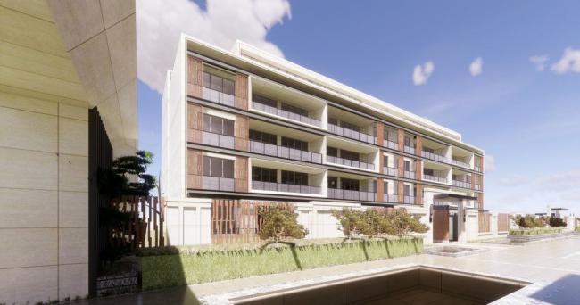 Modern Multi-Story Garden Villa Model in SketchUp