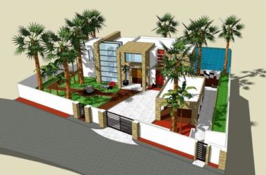Modern Solo Villa Design | SketchUp 3D Model-BIM WORLD