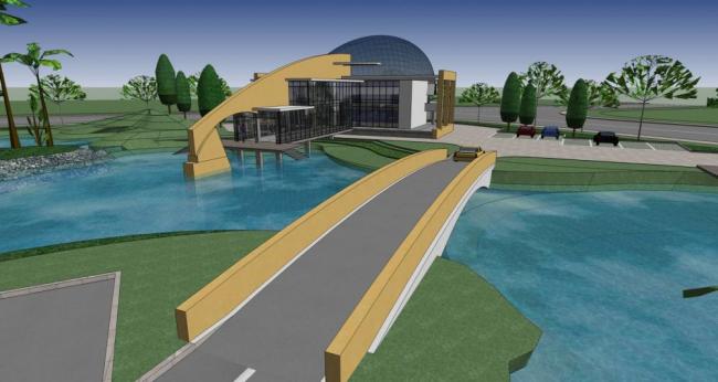 SketchUp Villa Model: Multi-Story European-Style Garden Villa for Residential, Hotel, and Office Use