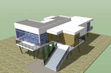 Modern Solo Villa Design | SketchUp Model Showcase-BIM WORLD