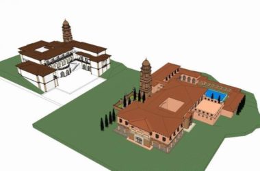 SketchUp Villa Model: Spanish Classical European Single-Family Home-BIM WORLD