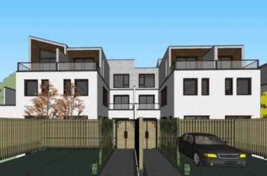 Modern Multi-Row Villa Model in SketchUp-BIM WORLD