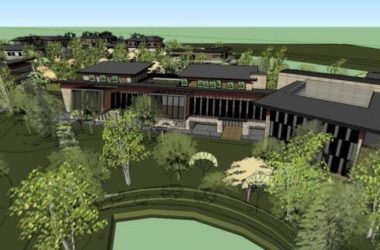 Modern Multi-Row Villa Cluster Model in SketchUp-BIM WORLD