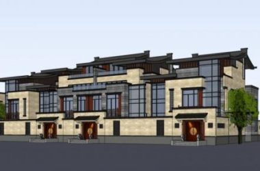 SketchUp Villa Model: Multi-Story Chinese-Style Townhouse Residential Building-BIM WORLD