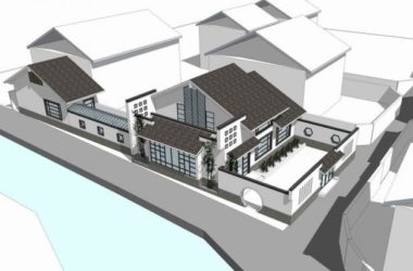 SketchUp Model: Chinese-Style Solo Villa Residential Architecture-BIM WORLD