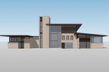 SketchUp Villa Model: Solo Villa and Clubhouse in Modern Asian Style-BIM WORLD