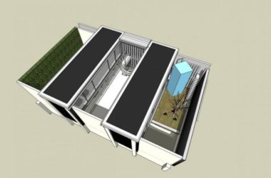 Modern Multi-Story Villa SketchUp Model with Interior Design for Living Room and Bedroom-BIM WORLD