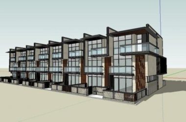 Modern Multi-Row Villa Model in SketchUp-BIM WORLD