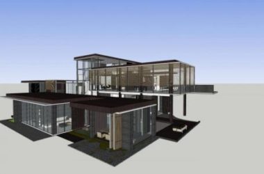 SketchUp Villa Model | Modern Solo Villa in New Chinese Style-BIM WORLD