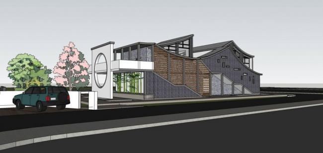 SketchUp Model of a Solo Chinese-Style Villa | Residential Architecture Design