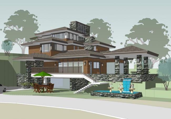 SketchUp Villa Models: Mountain Retreats Inspired by Chinese and Grassland Styles