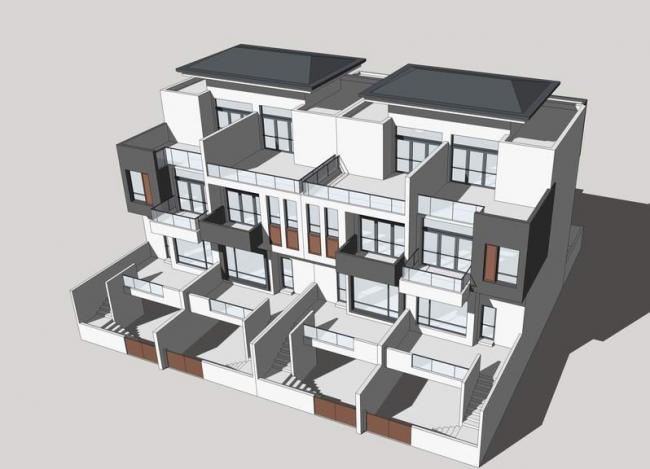 SketchUp Villa Models: Multi-Row, Stacked, and Traditional Chinese Styles