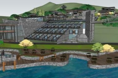 Modern Mountain Villa Complex with Water Views | SketchUp Model for Hotels-BIM WORLD