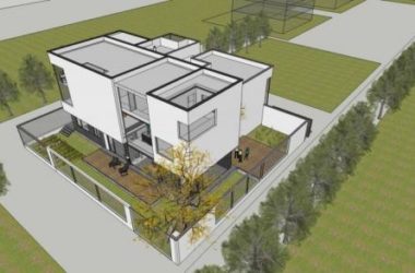 Modern Solo Villa Design | SketchUp 3D Model-BIM WORLD