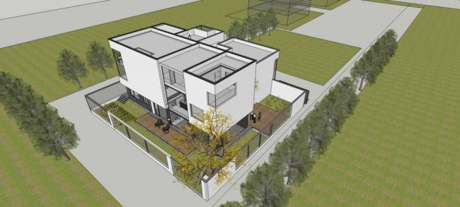 Modern Solo Villa Design | SketchUp 3D Model