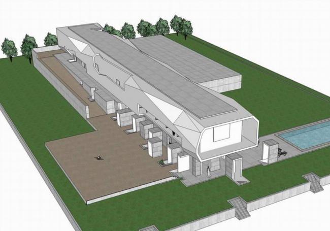 Modern Solo Villa Design | SketchUp 3D Model