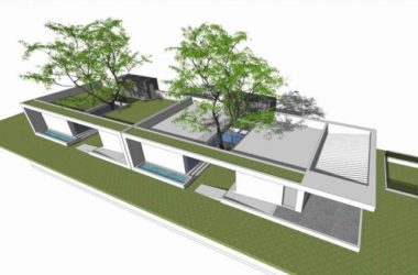 Modern Solo Villa Design | SketchUp 3D Model-BIM WORLD